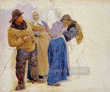 ペダー・セヴェリン・クロイヤー Painting - ホーンベックのムヘーレスとペスカドーレス 1875 ペダー セヴェリン クロイヤー